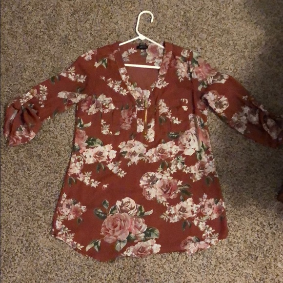 Rue 21 dress floral shirt - Picture 1 of 3